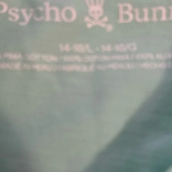 4 Psycho Bunny Kids Shirts Lot of 4! Green/Black/Red/Teal - Picture 2 of 13